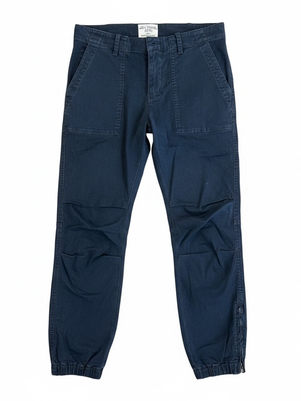 Nili Lotan Navy Utility Cargo Jogger Trousers
